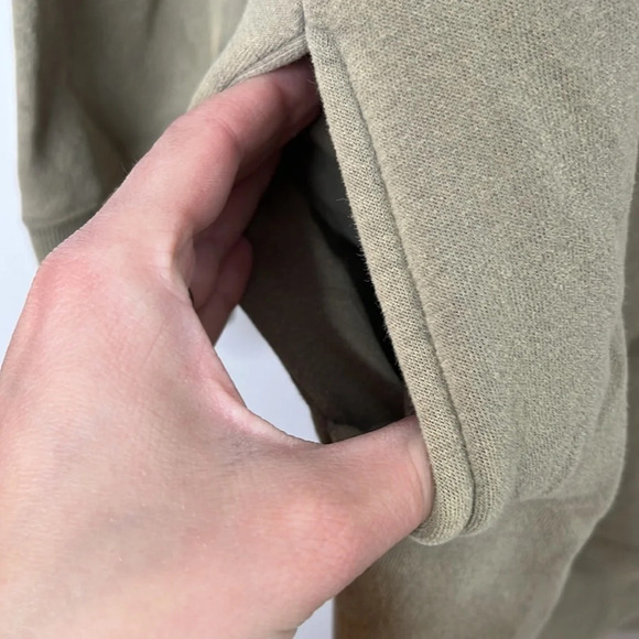 Urban Outfitters Jacob Olive Green Turtleneck Sweatshirt Dress - Picture 7 of 10